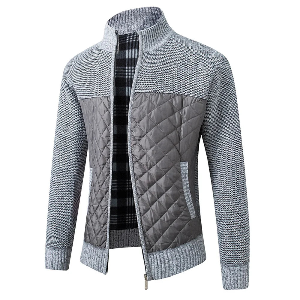 Martin – Men's Warm Patchwork Zipper Jacket