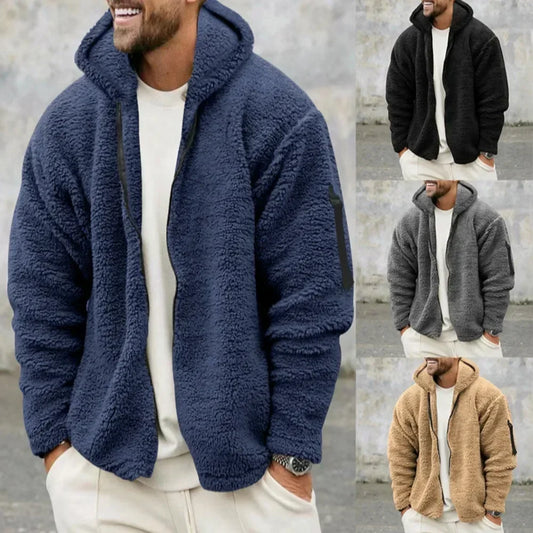 Jason – Men's Comfortable & Elegant Double-Sided Fleece Hoodie