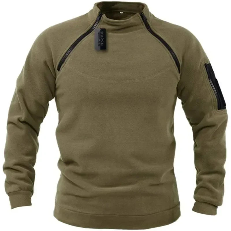 Rowan – Men's Tactical Fleece Jacket with Durable Fabric