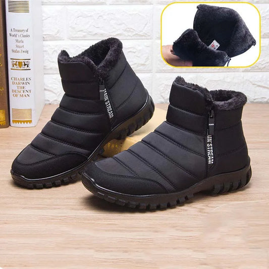 Louis – Men's Waterproof Snow Boots with Plush Lining