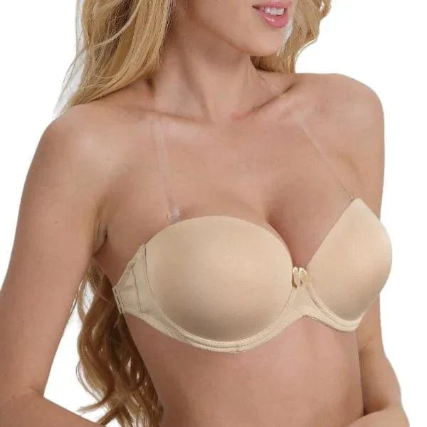 Melissa – Women's Push-Up Bra with Interchangeable Straps and Closures