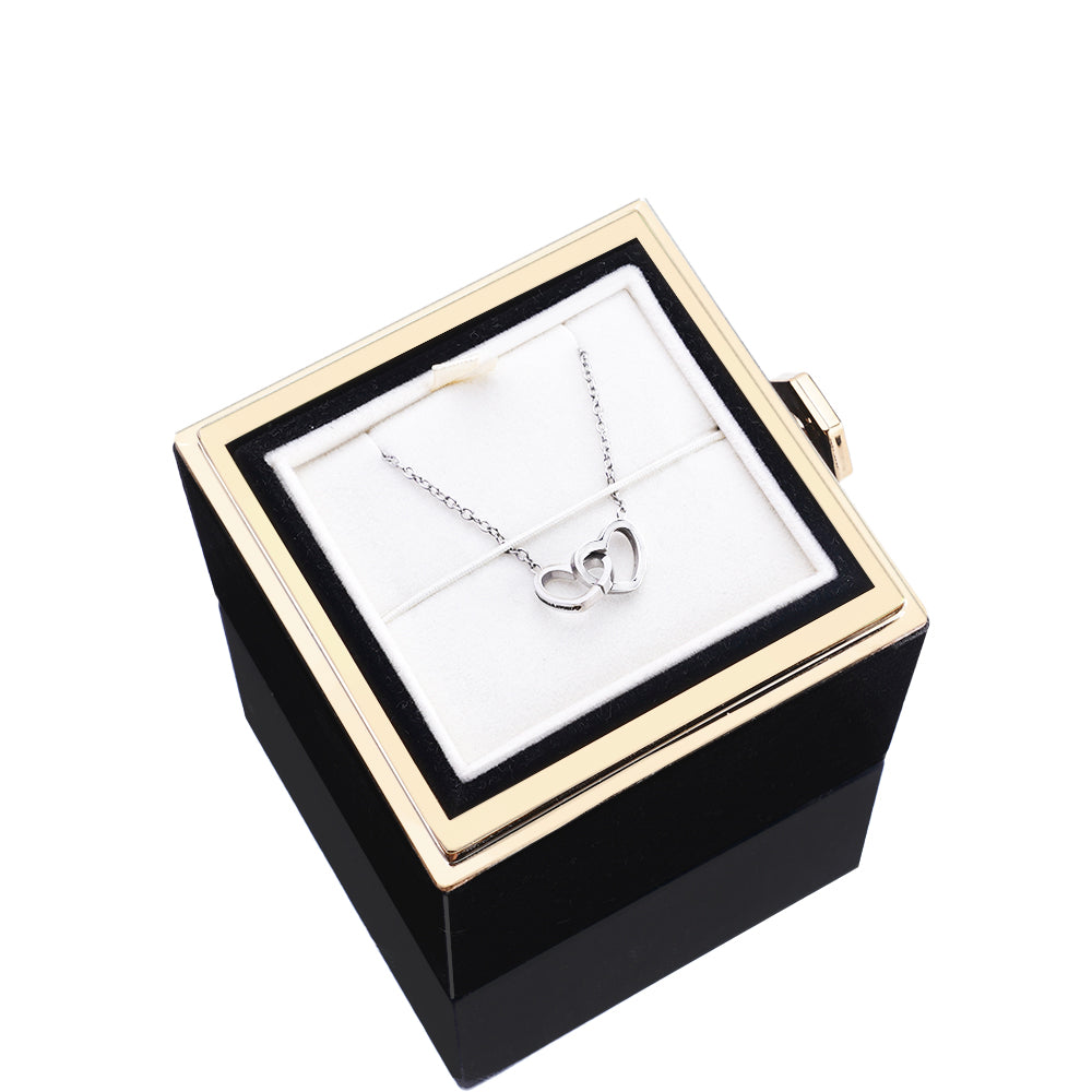 Sue – Women's Eternal Rose Box with Engraved Necklace