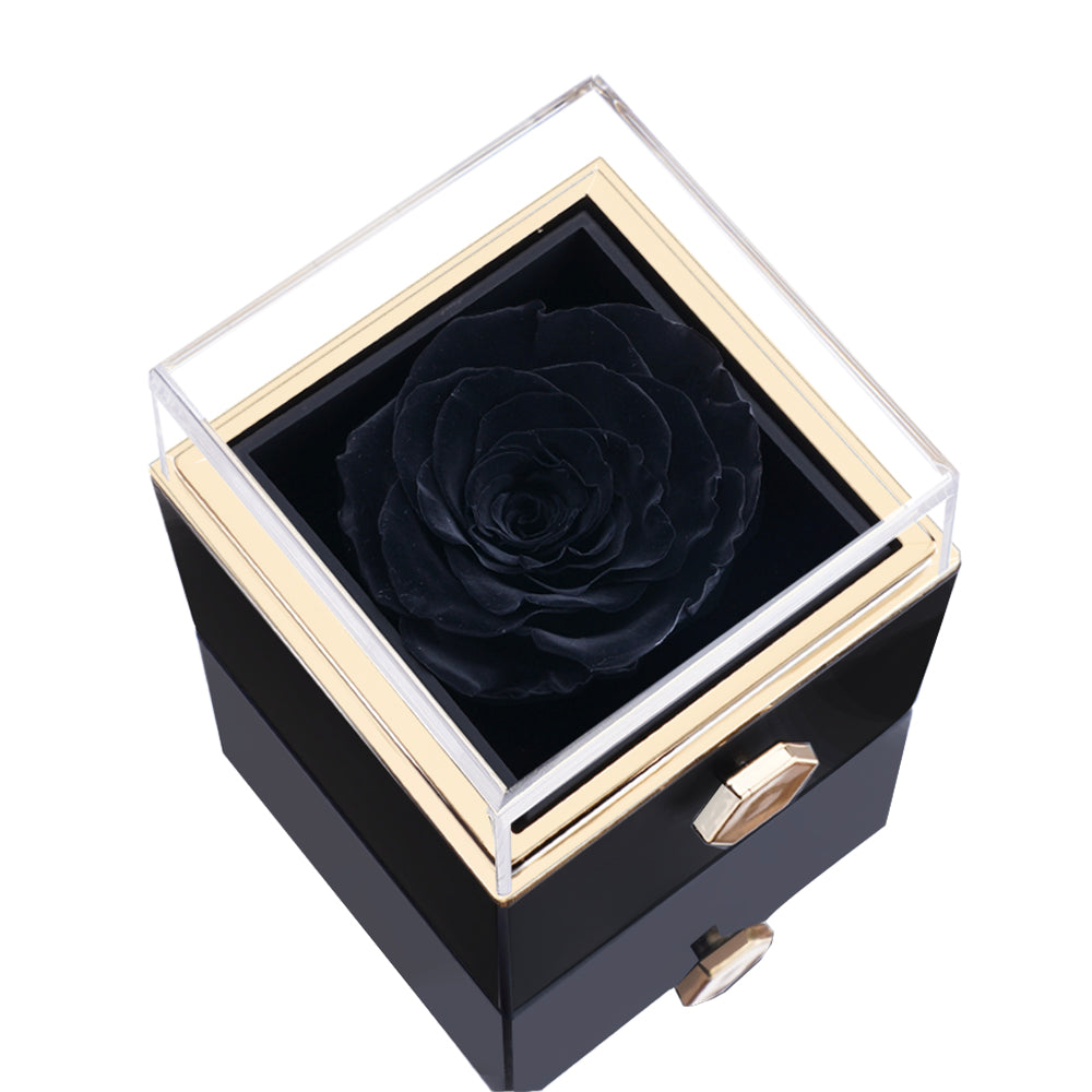 Sue – Women's Eternal Rose Box with Engraved Necklace