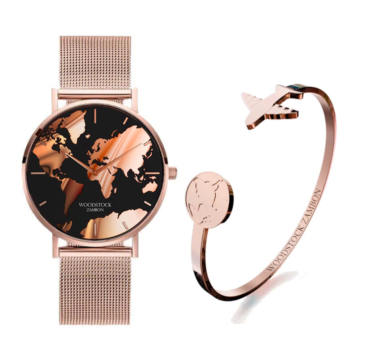 Anne – Women's Elegant Adventure Stainless Steel Watch Set