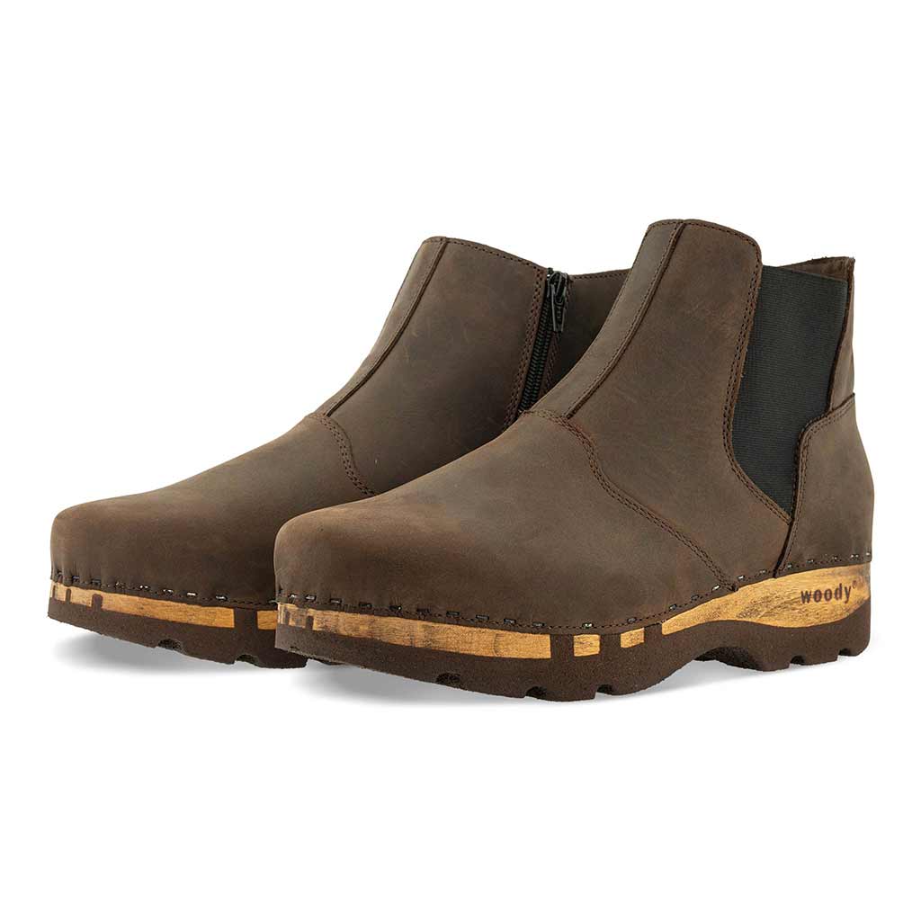 Sam – Men's Wooden Sole Chelsea Boots – Timeless Elegance with Superior Comfort