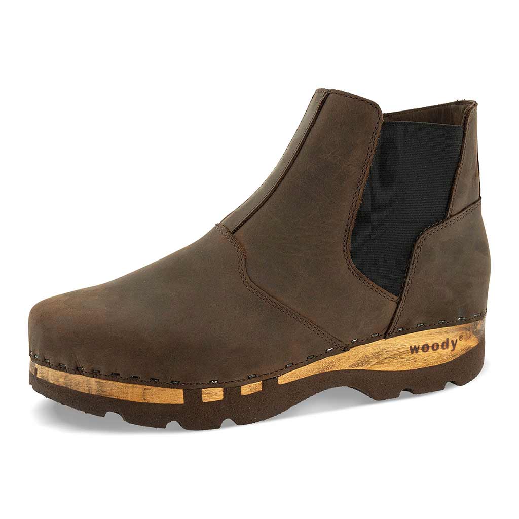 Sam – Men's Wooden Sole Chelsea Boots – Timeless Elegance with Superior Comfort