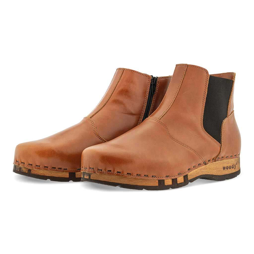 Sam – Men's Wooden Sole Chelsea Boots – Timeless Elegance with Superior Comfort