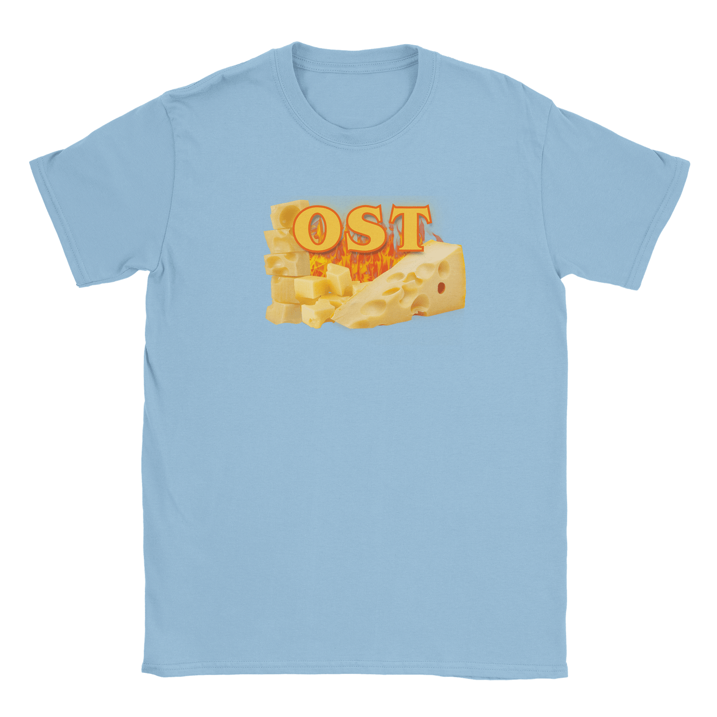 Rory – Unisex Cheese Print T-Shirt