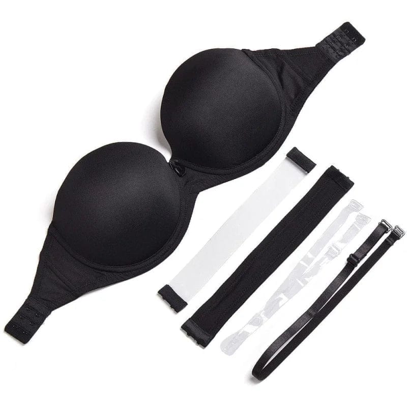 Melissa – Women's Push-Up Bra with Interchangeable Straps and Closures